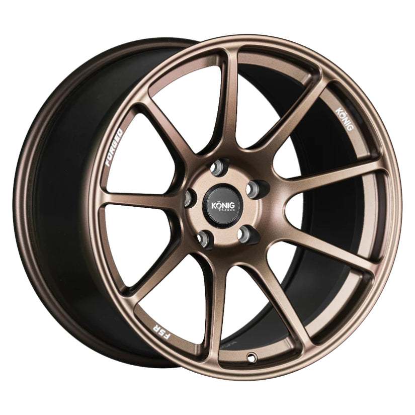Konig Forged F5R Alloy Wheel 19x8.5 ET30 5x114.3 Satin Bronze 73.1mm CB