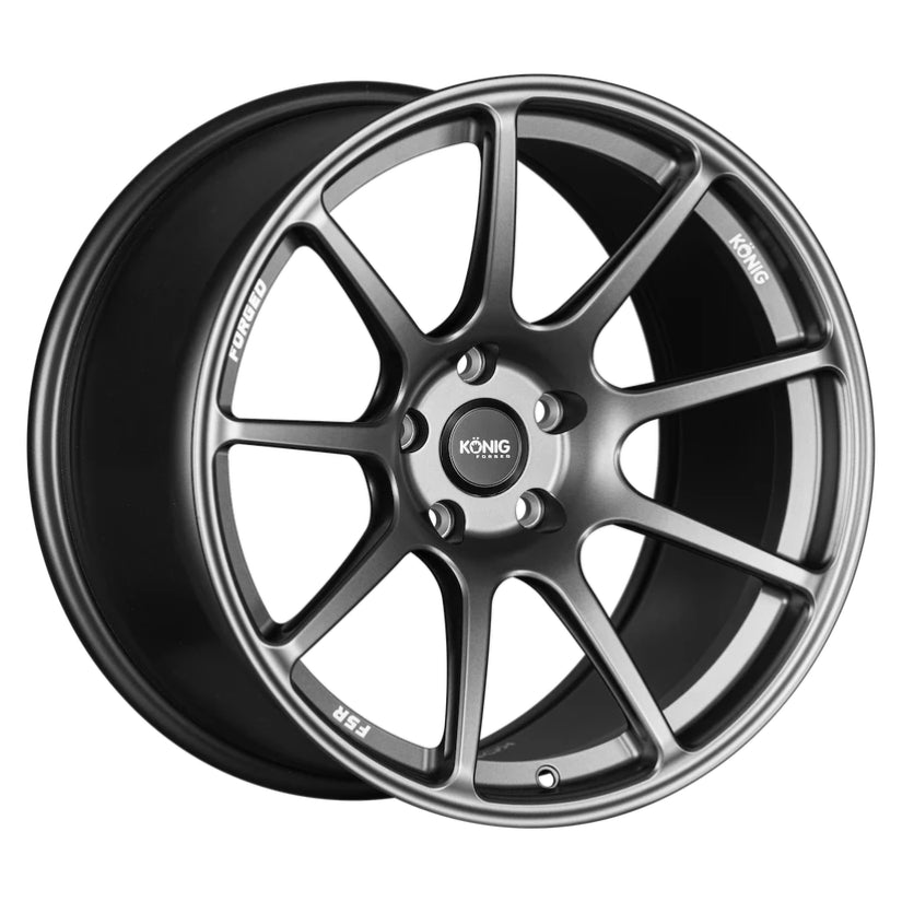 Konig Forged F5R Alloy Wheel 18x9.5 ET25 5x114.3 Ash Silver 73.1mm CB