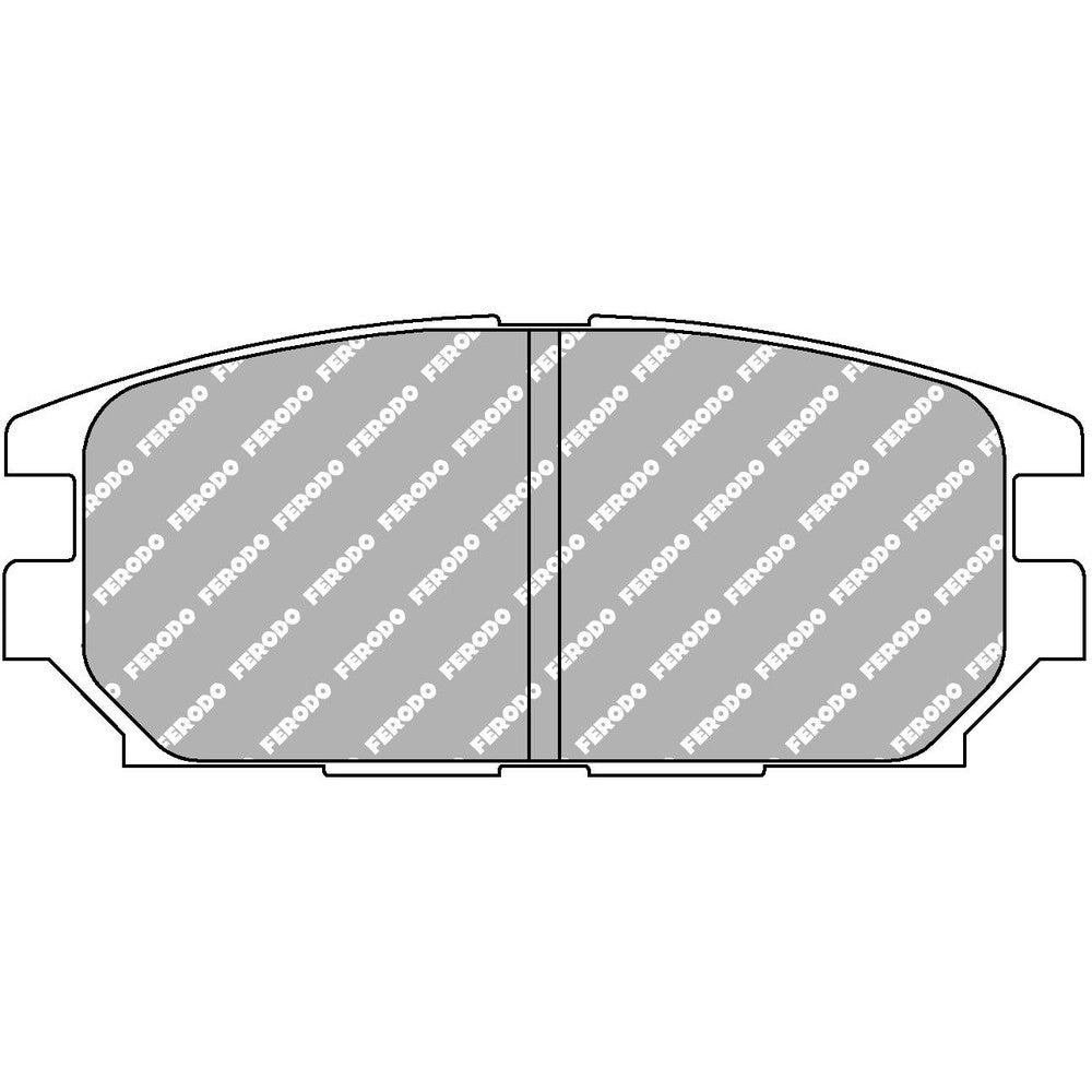 Ferodo DS3000 Brake Pads 107.9mm x 46mm FCP1280R - Rear