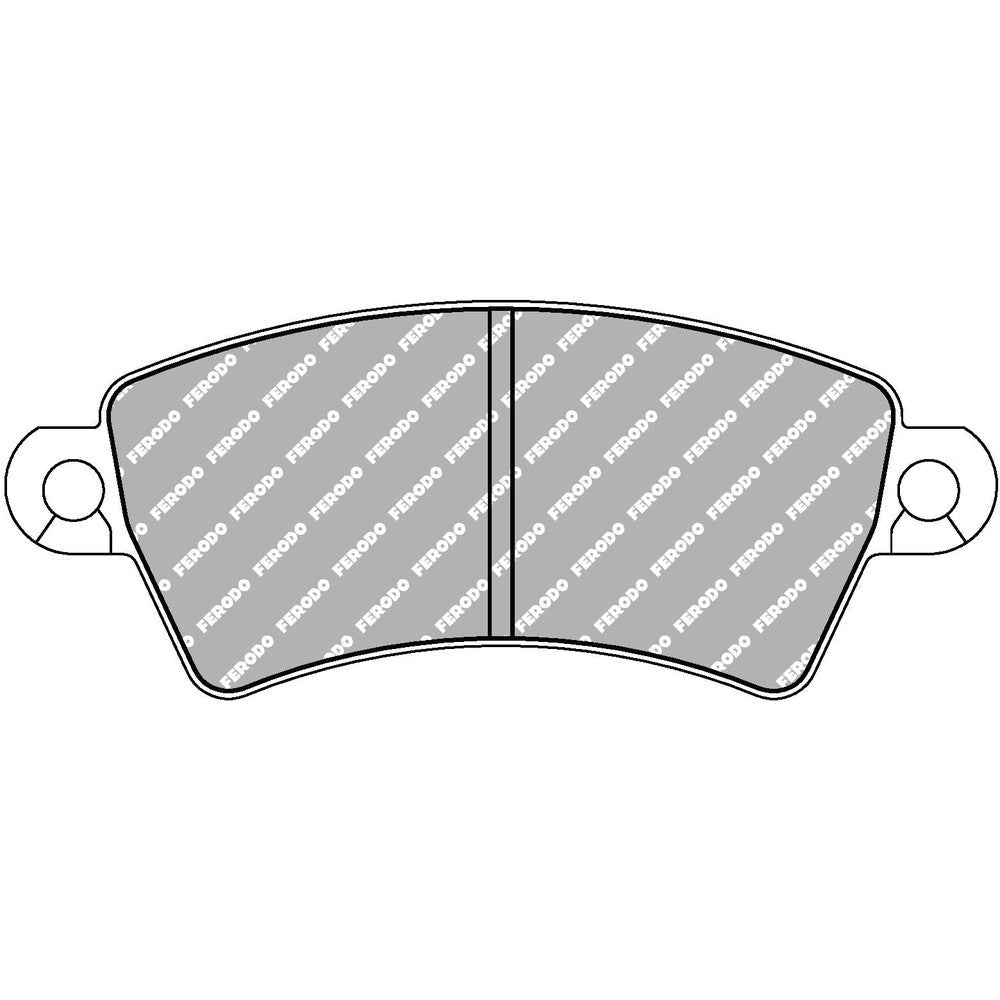 Ferodo DS2500 Brake Pads 131.2mm x 52.5mm FCP1370H - Front