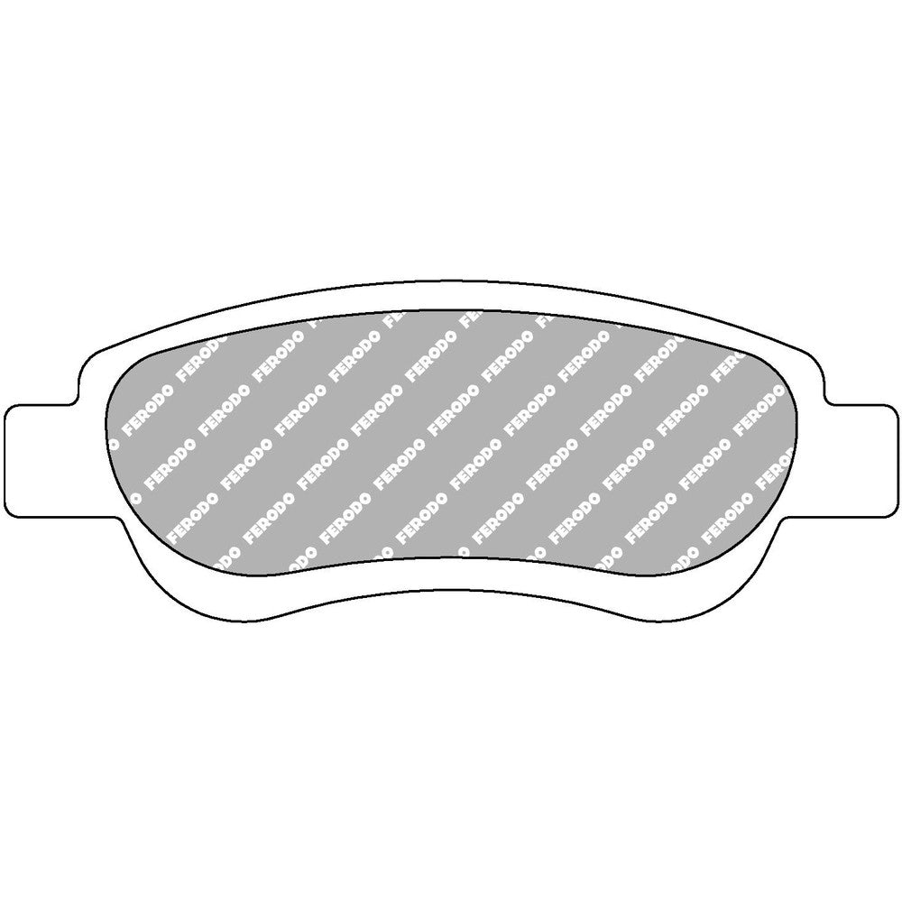 Ferodo DS2500 Brake Pads 122.8mm x 47.3mm FCP1790H - Front