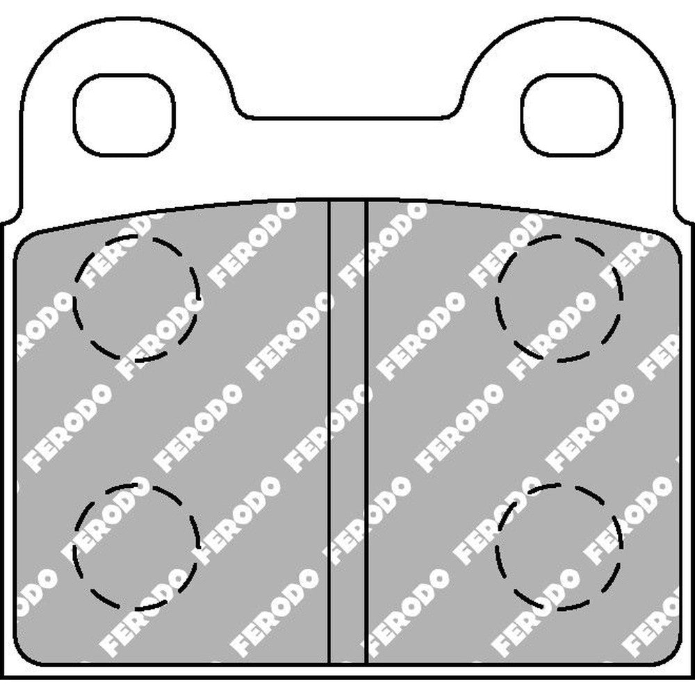 Ferodo DS1.11 Brake Pads 55.7mm x 53.5mm FCP3W