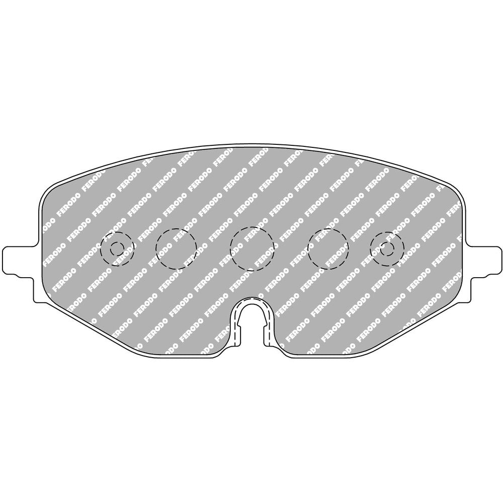 Ferodo DS2500 Brake Pads 148.3mm x 63.9mm FCP5194H - Front