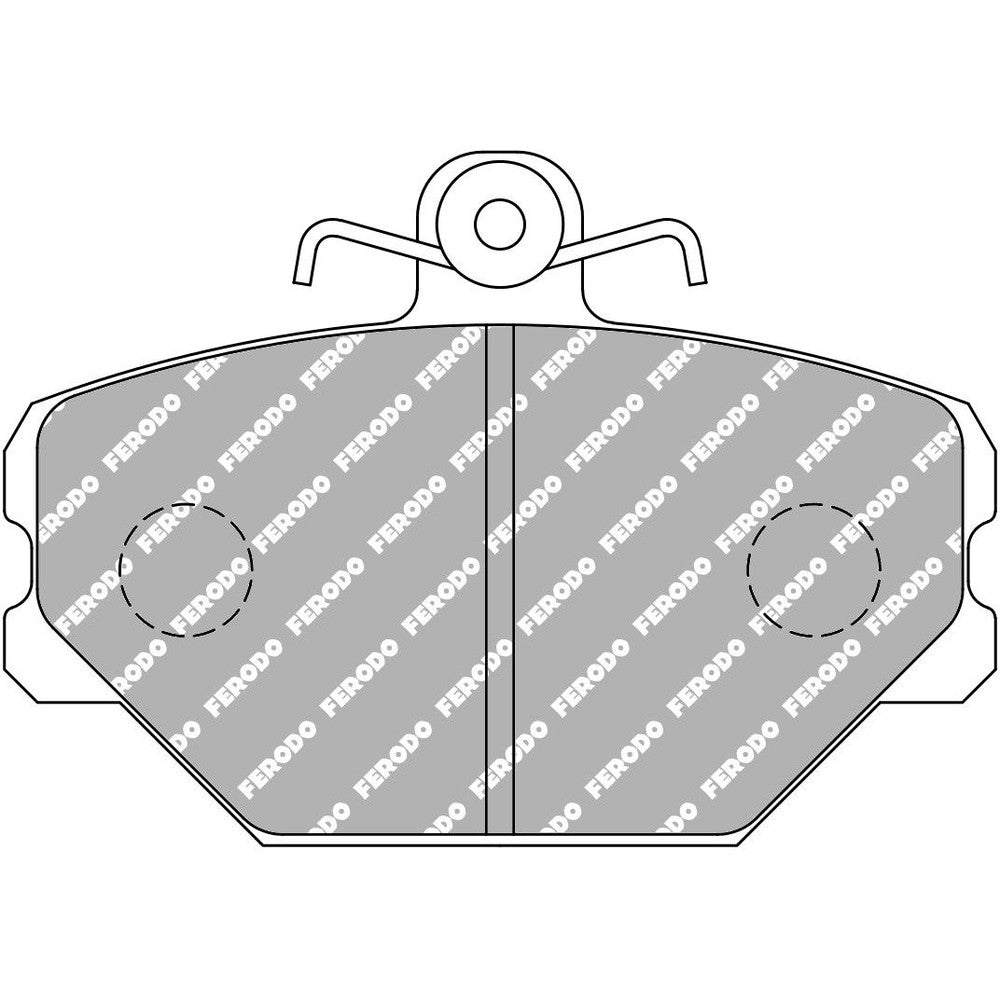 Ferodo DS3000 Brake Pads 90mm x 63.7mm FCP524R - Front