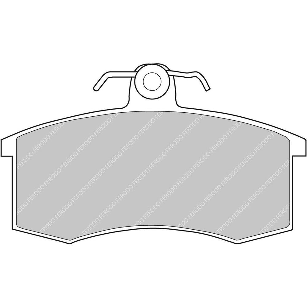 Ferodo DS3000 Brake Pads 104.5mm x 60mm FCP527R - Front