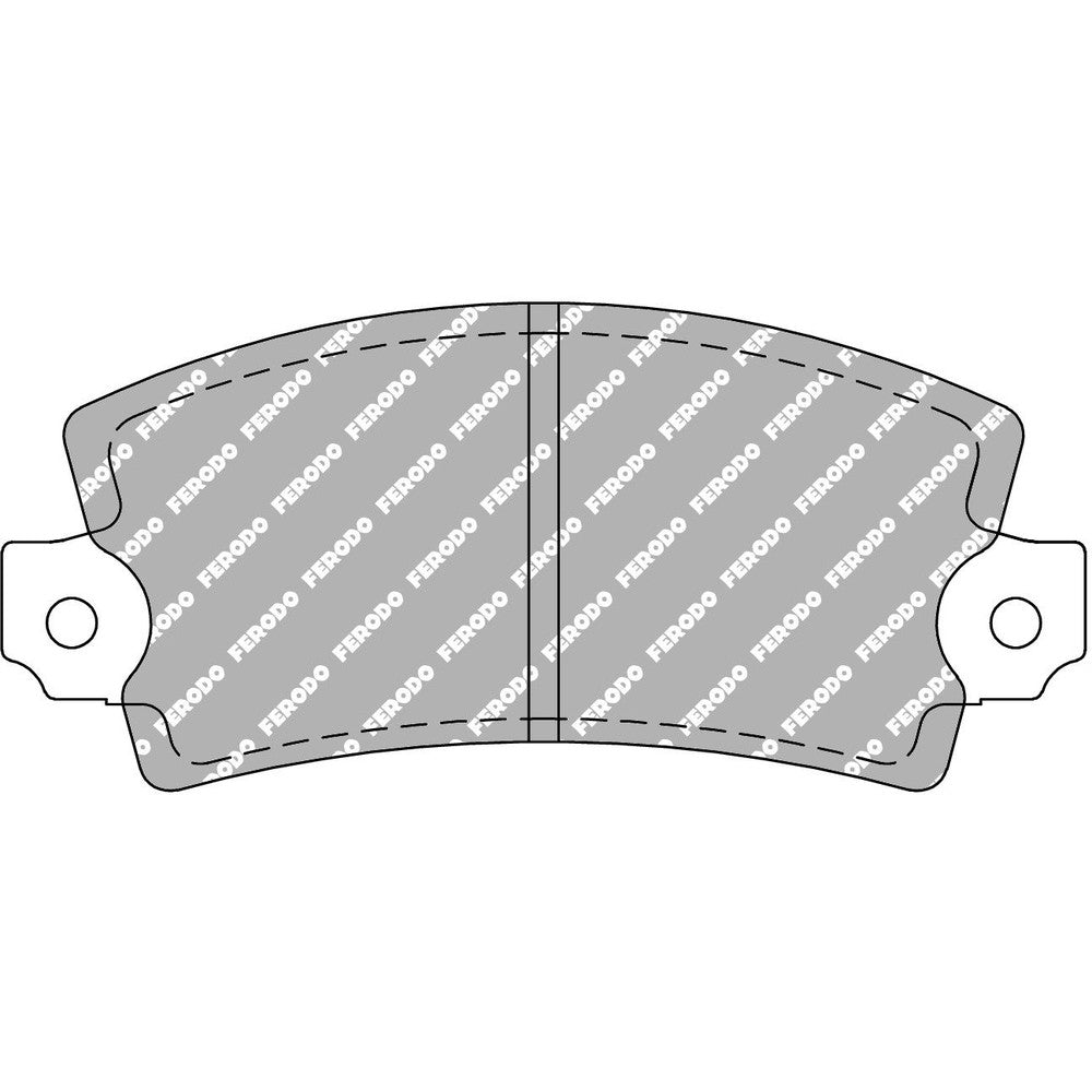 Ferodo DS2500 Brake Pads 108.9mm x 49mm FCP72H