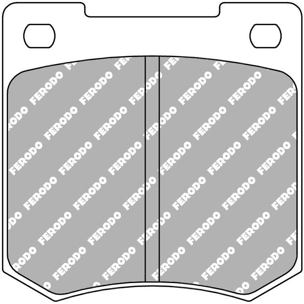 Ferodo DS2500 Brake Pads 63.4mm x 63.2mm FCP810H
