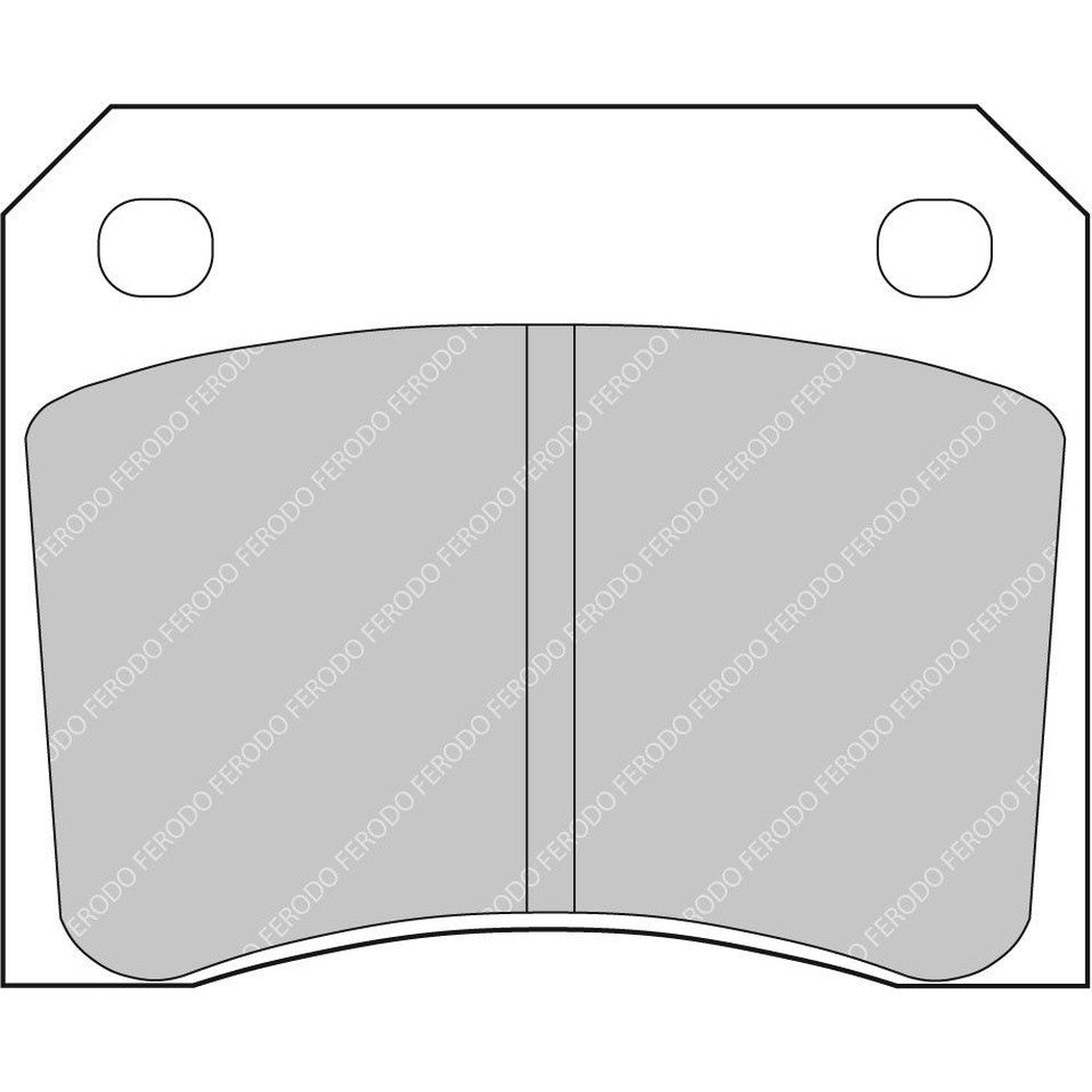 Ferodo DS2500 Brake Pads 80.9mm x 65mm FCP815H - Rear