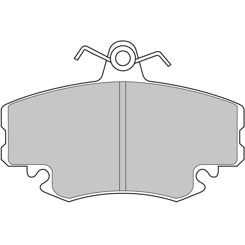 Ferodo DS2500 Brake Pads 100mm x 65mm FCP845H - Front