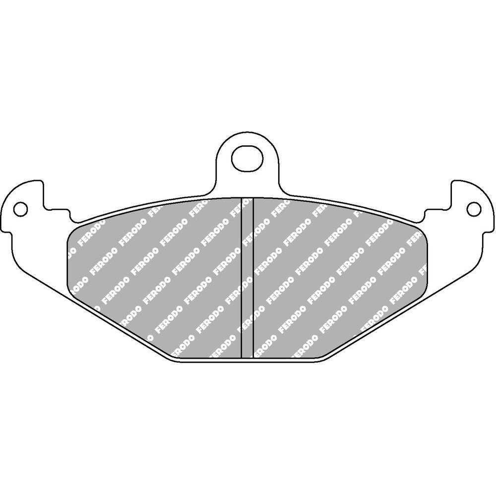 Ferodo DS2500 Brake Pads 126mm x 59mm FCP878H - Rear