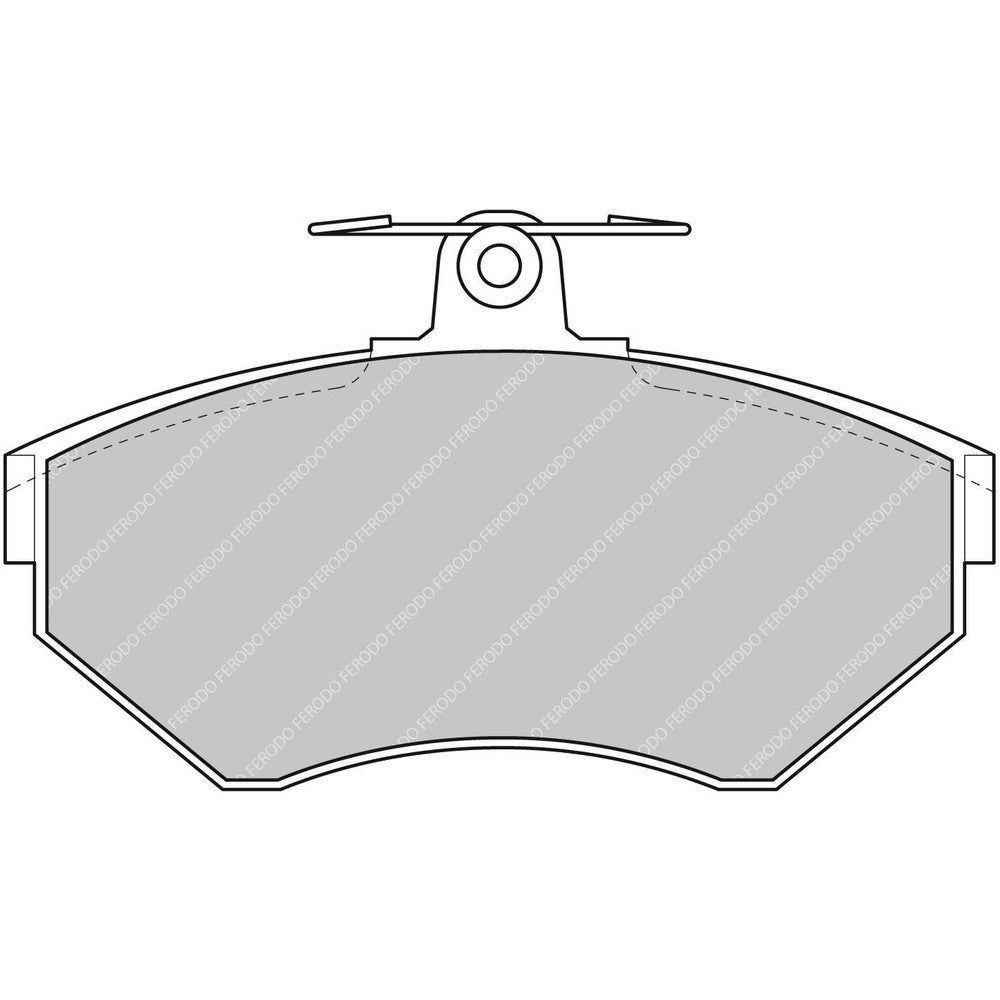 Ferodo DS Performance Brake Pads 119mm x 69mm FDS1312 - Front