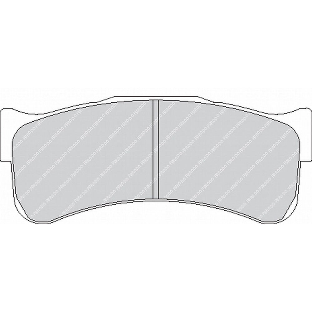 Ferodo DS1.11 Brake Pads 163.8mm x 66mm FRP3031W - Front