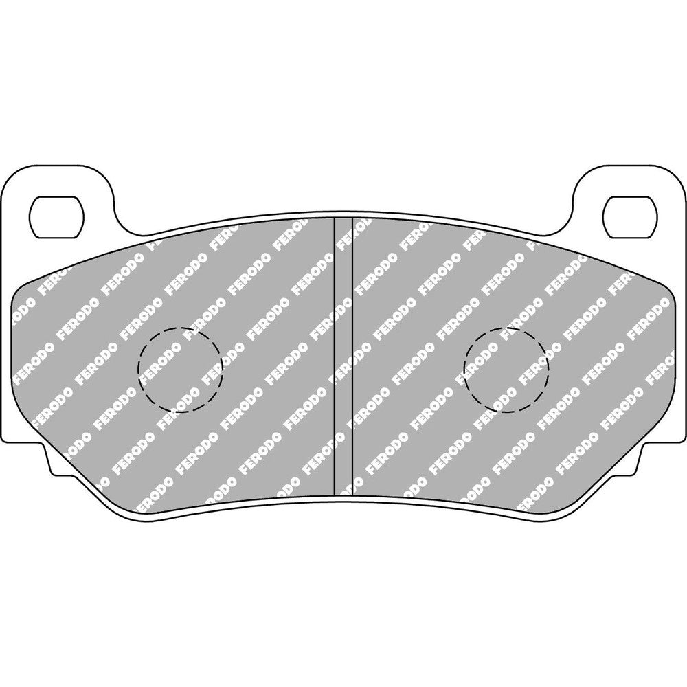Ferodo DS1.11 Brake Pads 113.8mm x 59mm FRP3085W - Front