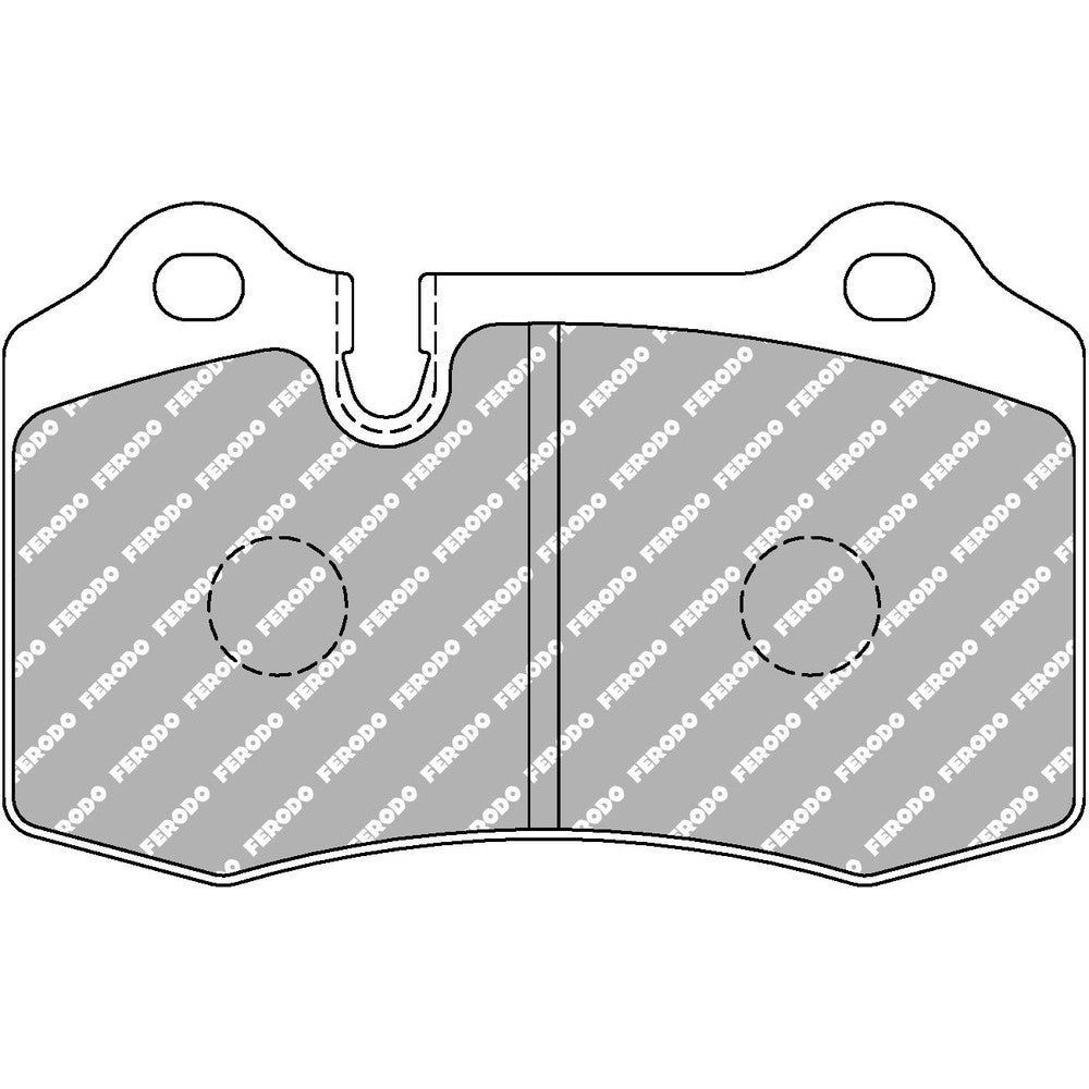 Ferodo DS2500 Brake Pads 109.8mm x 69mm FRP3109H - Rear