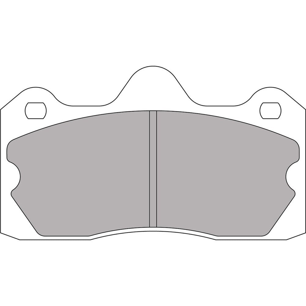 Ferodo DS2500 Brake Pads 130mm x 73mm FRP3115H - Rear