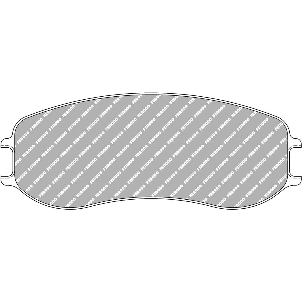 Ferodo DS3.12 Brake Pads  168.1mm x 65.2mm FRP3151GB - Front