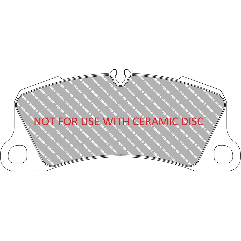 Ferodo DS3.12 Brake Pads 201.7mm x 85.5mm FRP3164G - Front