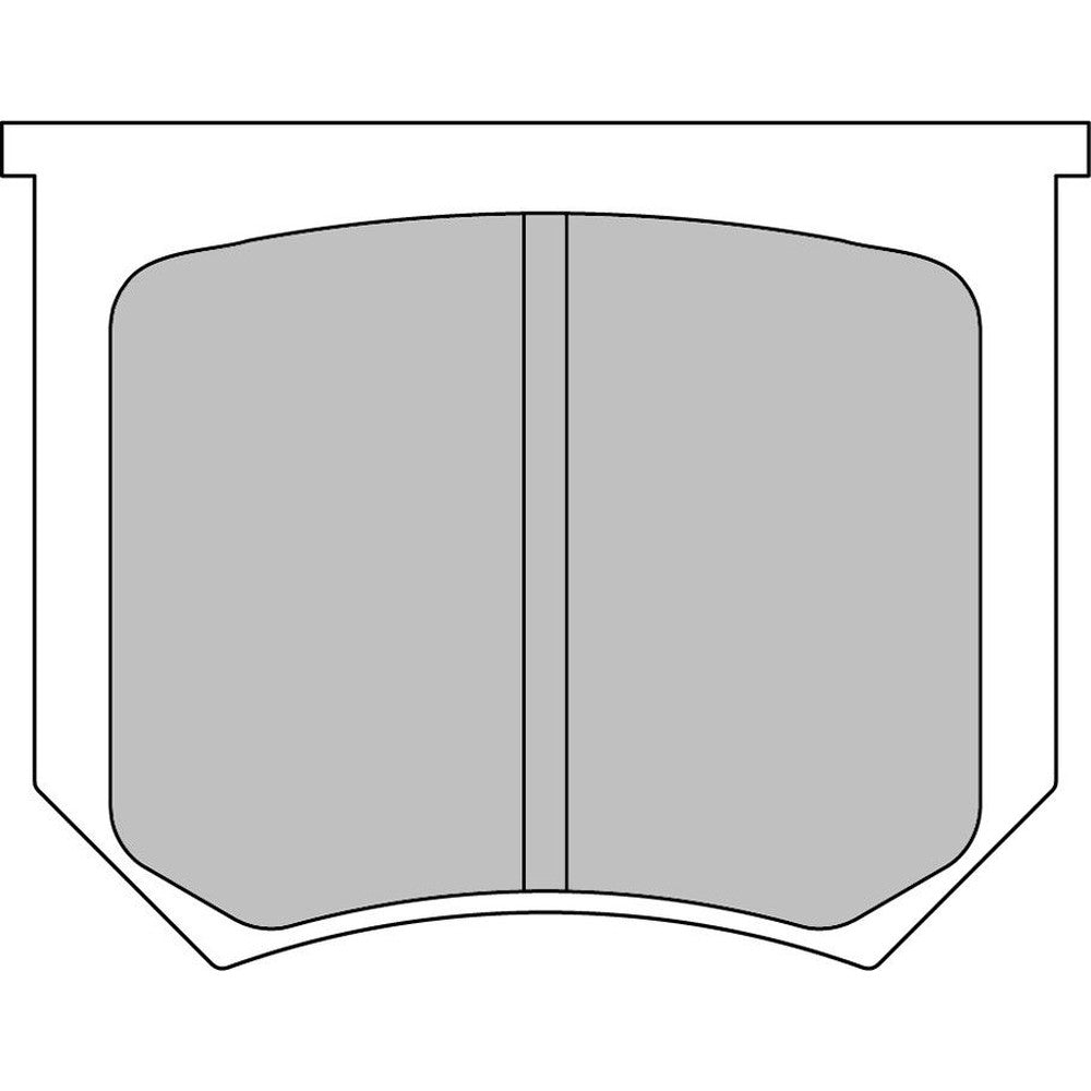 Ferodo DS3000 Brake Pads 76.7mm x 60mm FRP5002R