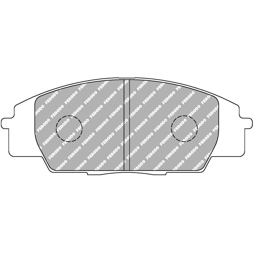 Ferodo DS3000 Brake Pads 135.2mm x 52mm FCP1444R - Front