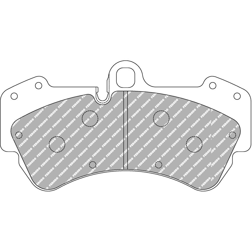 Ferodo DS2500 Brake Pads 190.1mm x 99mm FCP1625H - Front