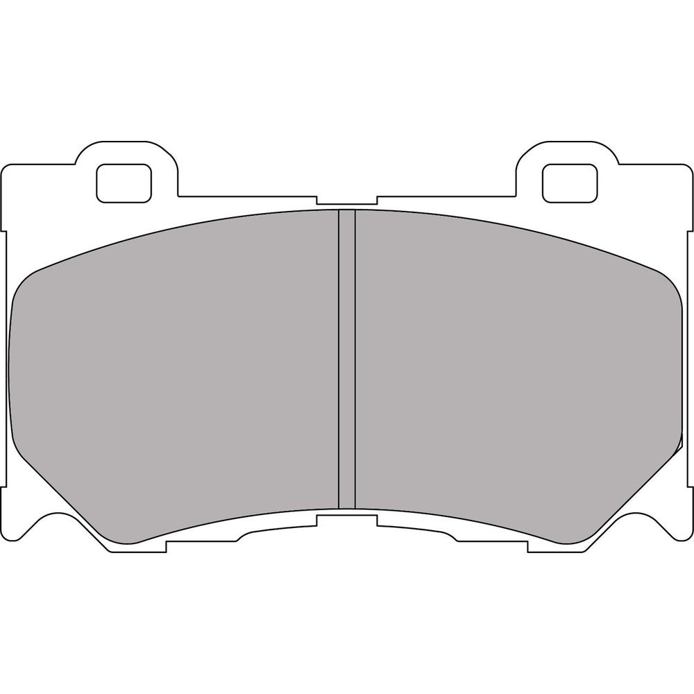 Ferodo DS2500 Brake Pads 127.3mm x 75mm FCP4172H - Front