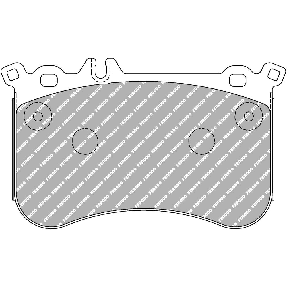 Ferodo DS3000 Brake Pads 154.6mm x 92.6mm FCP4806R - Front