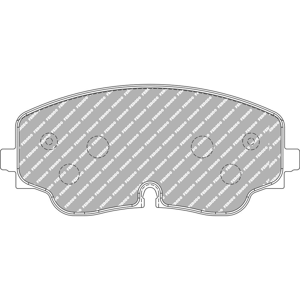 Ferodo DS2500 Brake Pads 178.2mm x 78.9mm FCP5358H - Front