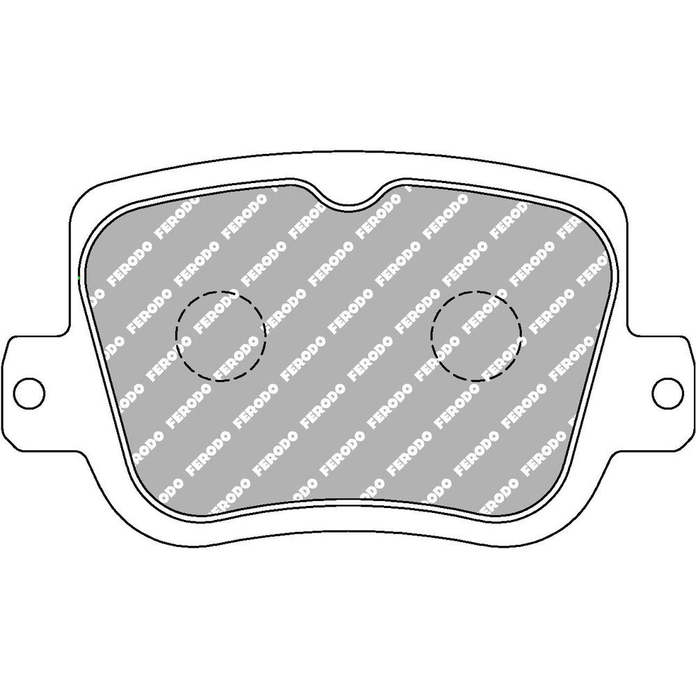 Ferodo DS Uno Brake Pads 62.4mm x 108.5mm FCP5526Z - Rear