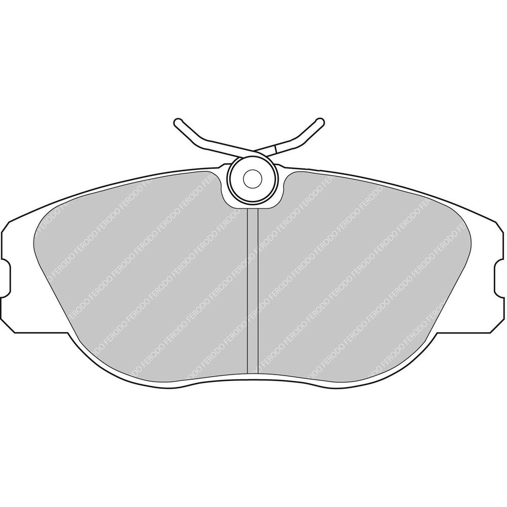 Ferodo DS2500 Brake Pads 130mm x 59mm FCP565H - Front