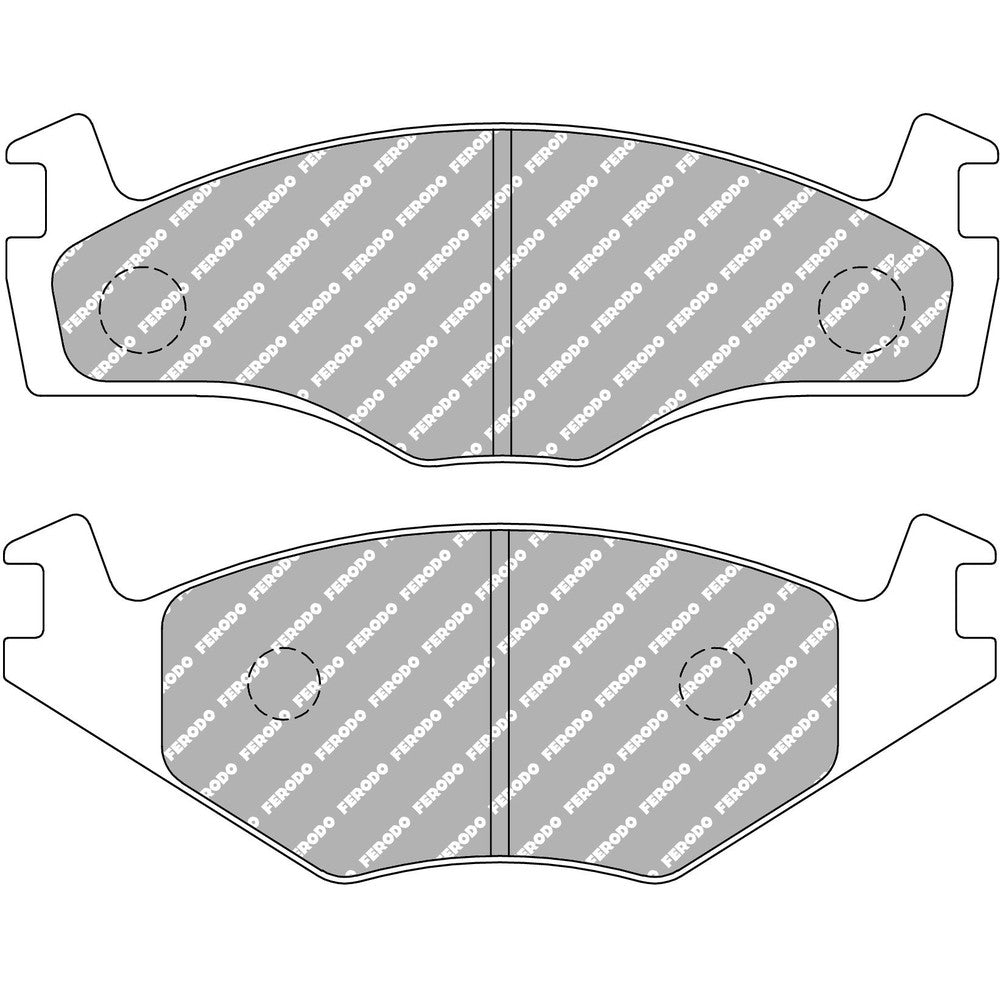 Ferodo DS Performance Brake Pads 138mm x 51.4mm FDS392 - Front