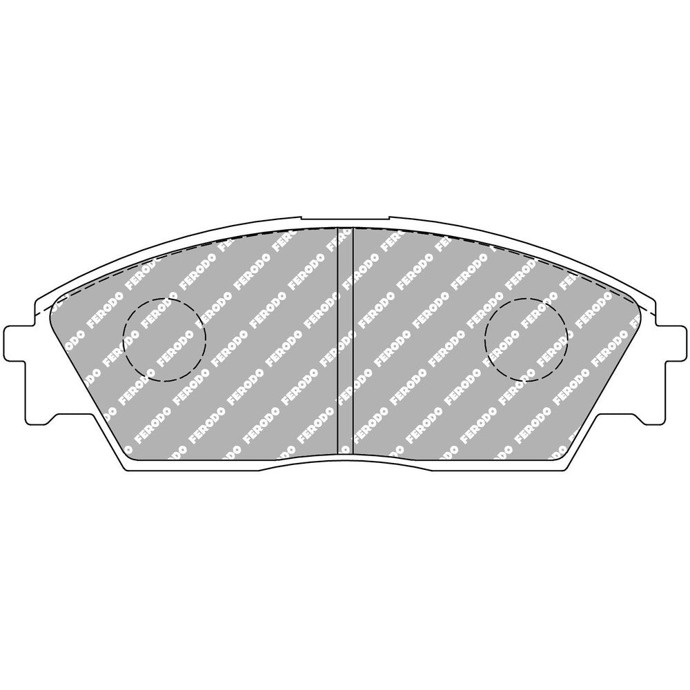 Ferodo DS Performance Brake Pads 134mm x 50mm FDS598 - Front