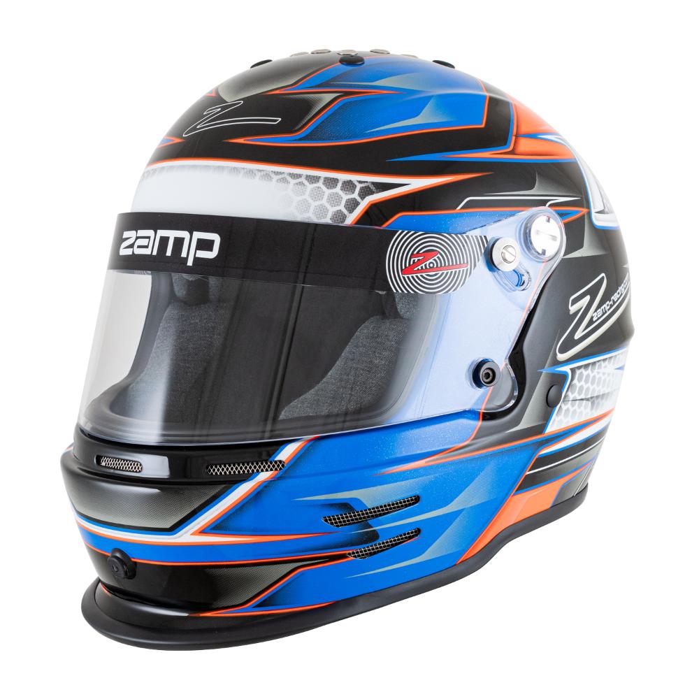 Zamp RZ 42 Youth Helmet SNELL CMR2016 - Orange / Blue