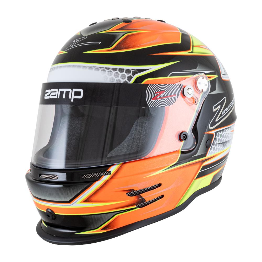 Zamp RZ 42 Youth Helmet SNELL CMR2016 - Orange / Yellow