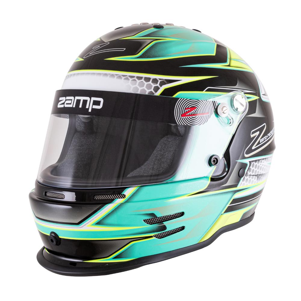 Zamp RZ 42 Youth Helmet SNELL CMR2016 - Green / Silver