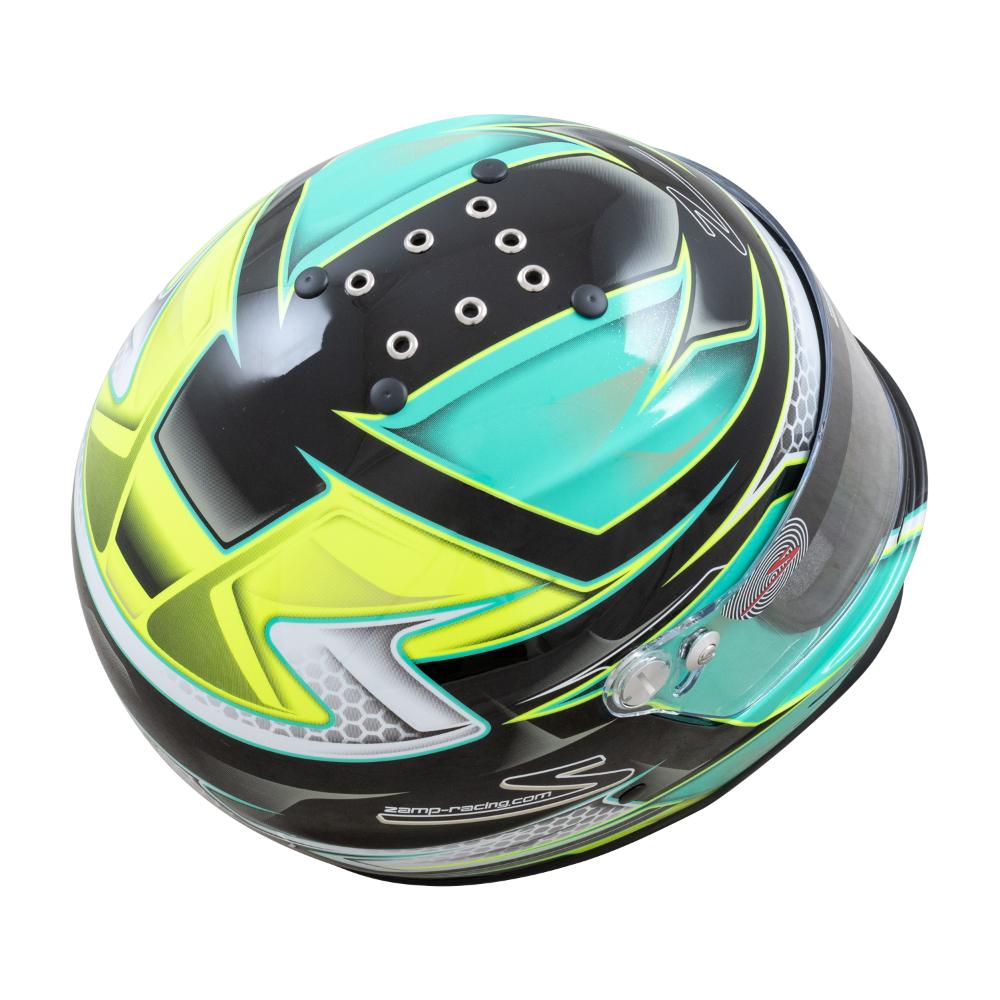 Zamp RZ 42 Youth Helmet SNELL CMR2016 - Green / Silver