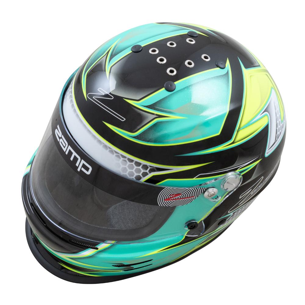 Zamp RZ 42 Youth Helmet SNELL CMR2016 - Green / Silver