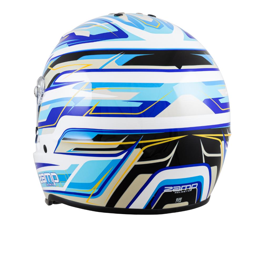 Zamp RZ 42 Youth Helmet SNELL CMR2016 - White / Blue