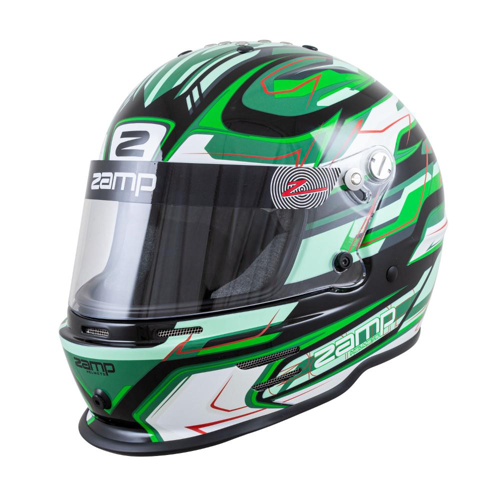 Zamp RZ 42 Youth Helmet SNELL CMR2016 - Black / Green