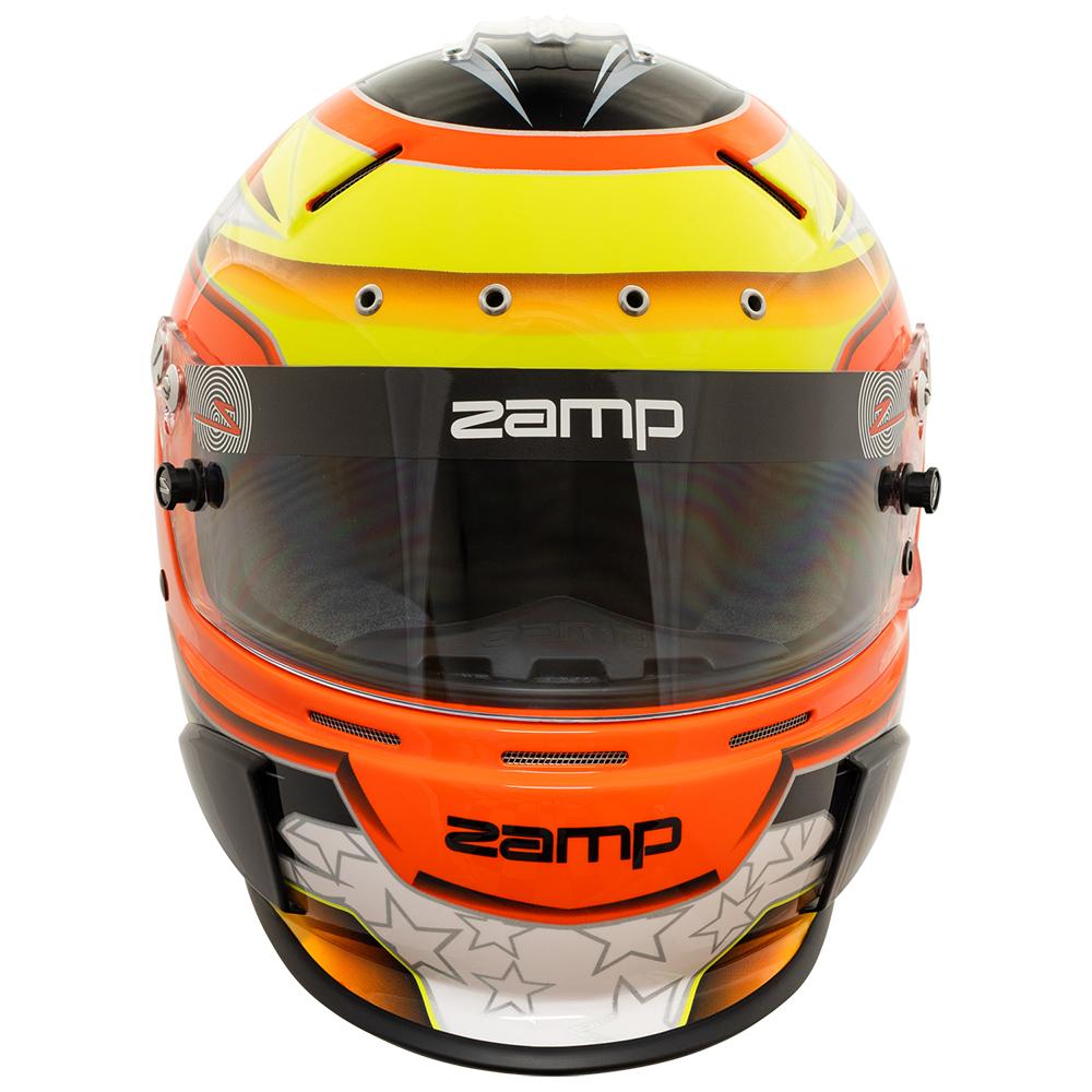 Zamp RZ 70E Switch Helmet FIA 8859-2015/Snell SA-2020 - Orange / Yellow