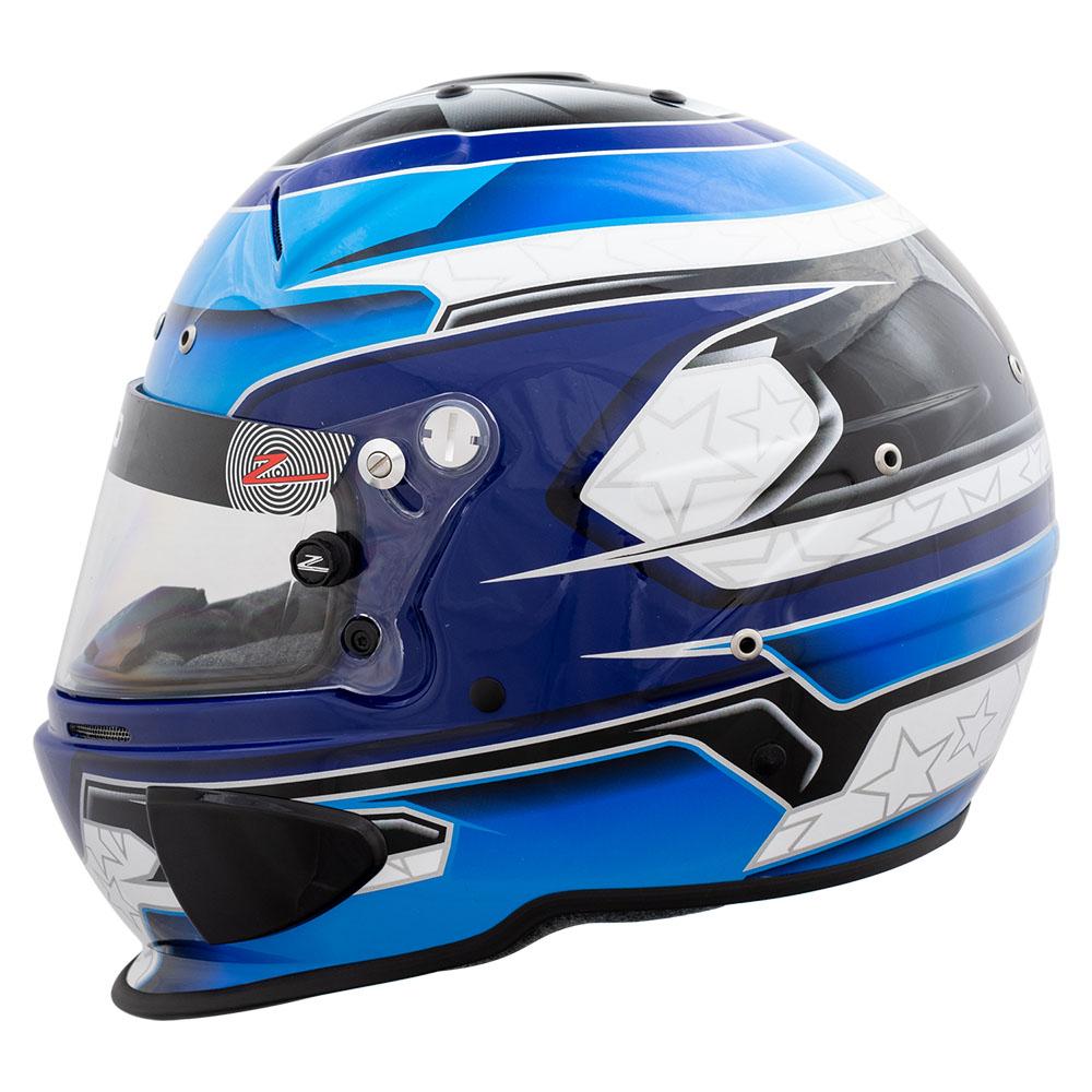 Zamp RZ 70E Switch Helmet FIA 8859-2015/Snell SA-2020 - Blue / Light Blue