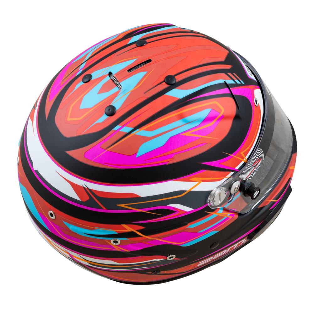 Zamp RZ 70E Switch Helmet FIA 8859-2015/Snell SA-2020 - Red / Black / Blue