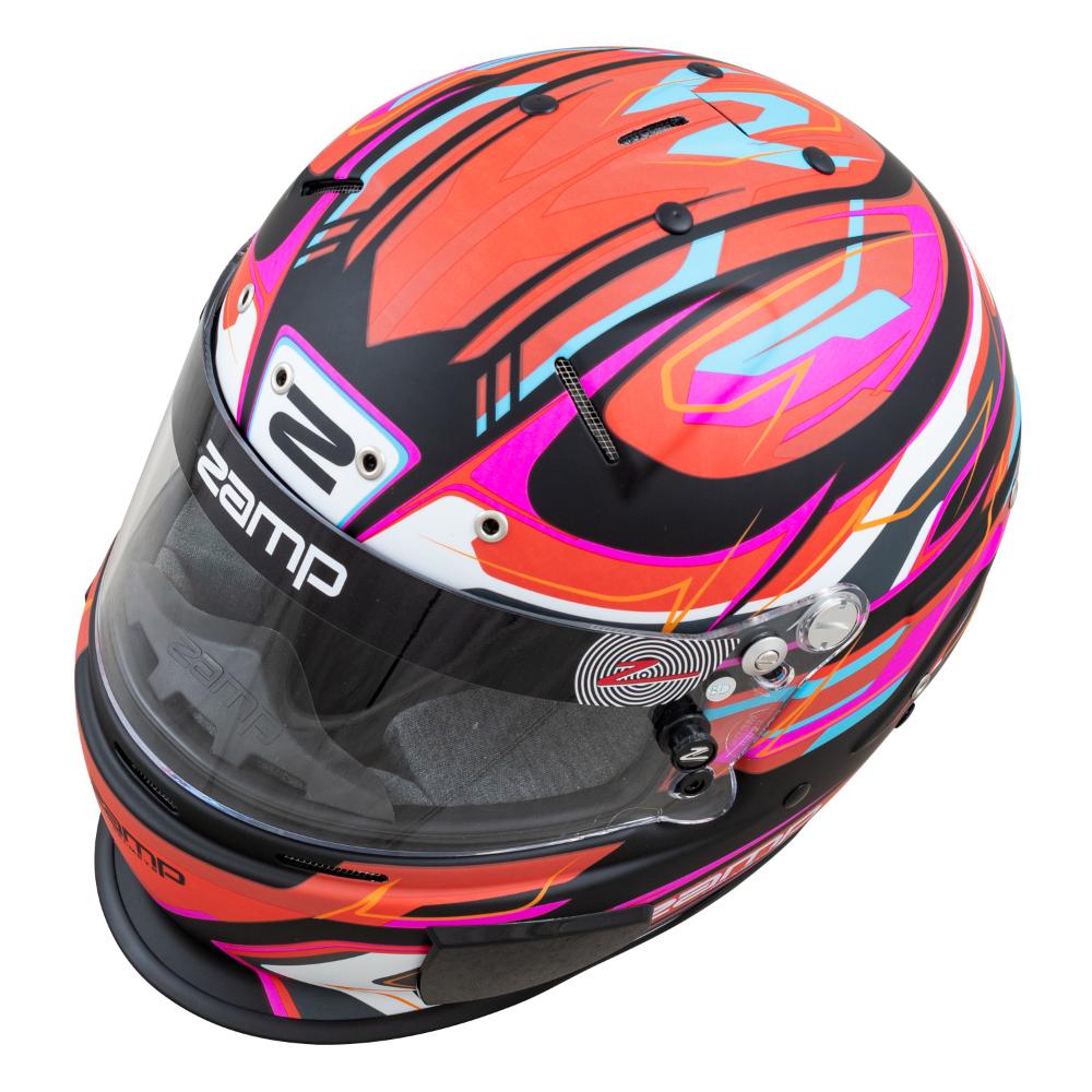 Zamp RZ 70E Switch Helmet FIA 8859-2015/Snell SA-2020 - Red / Black / Blue