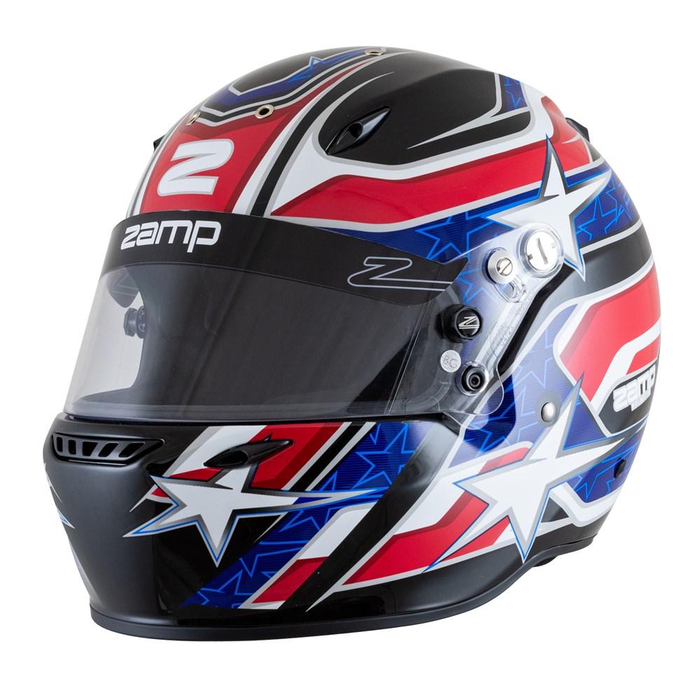 Zamp ZR-72 Helmet FIA 8859-2015/Snell SA2020 - Black / Red / Blue