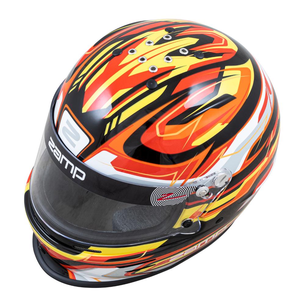 Zamp RZ 42 Youth Helmet SNELL CMR2016 - Black / Red