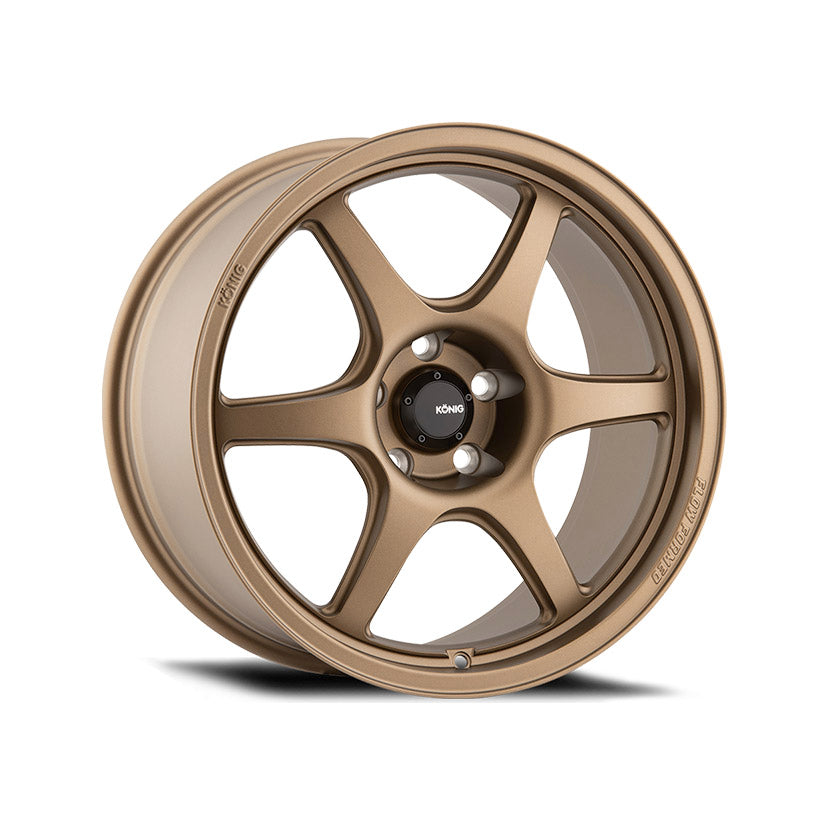 Konig Hexaform Alloy Wheel 17x8 ET40 5x100 Matte Bronze 73.1mm CB