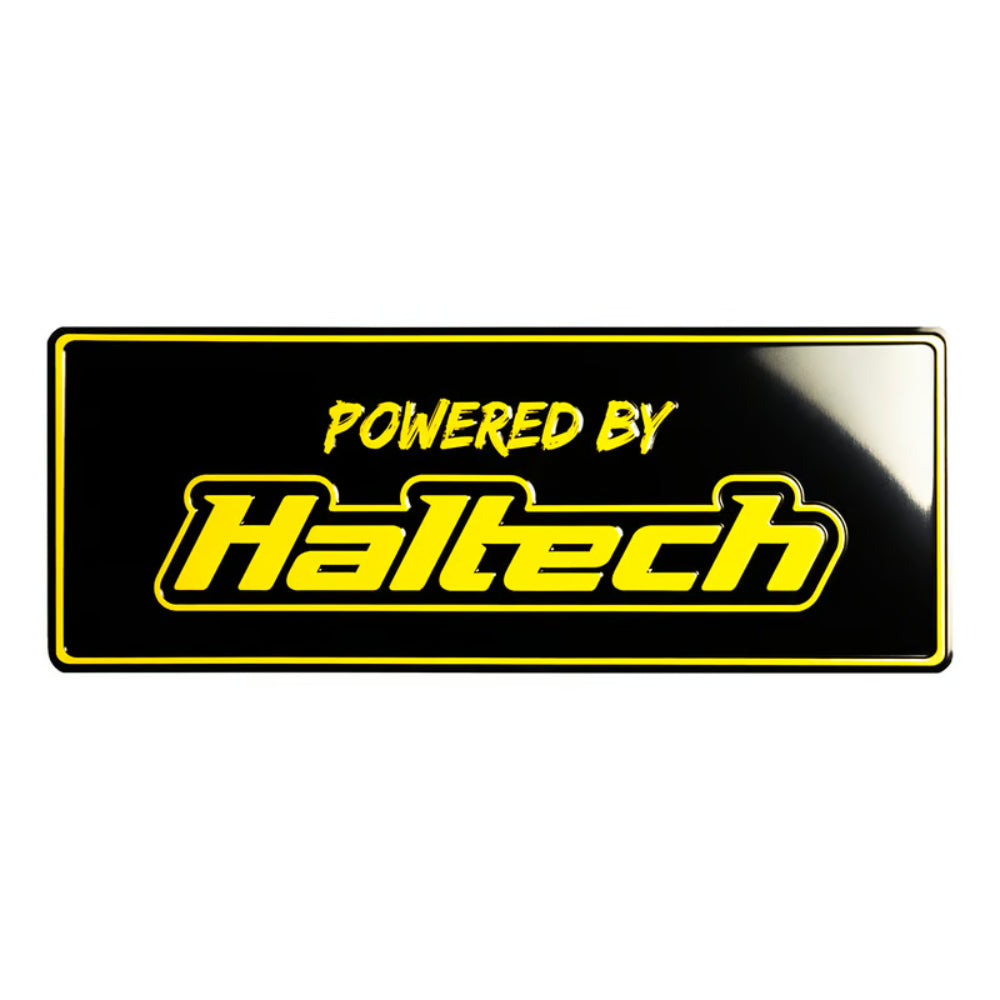 Haltech Powered By Haltech Vanity Plate 380mm x 140mm
