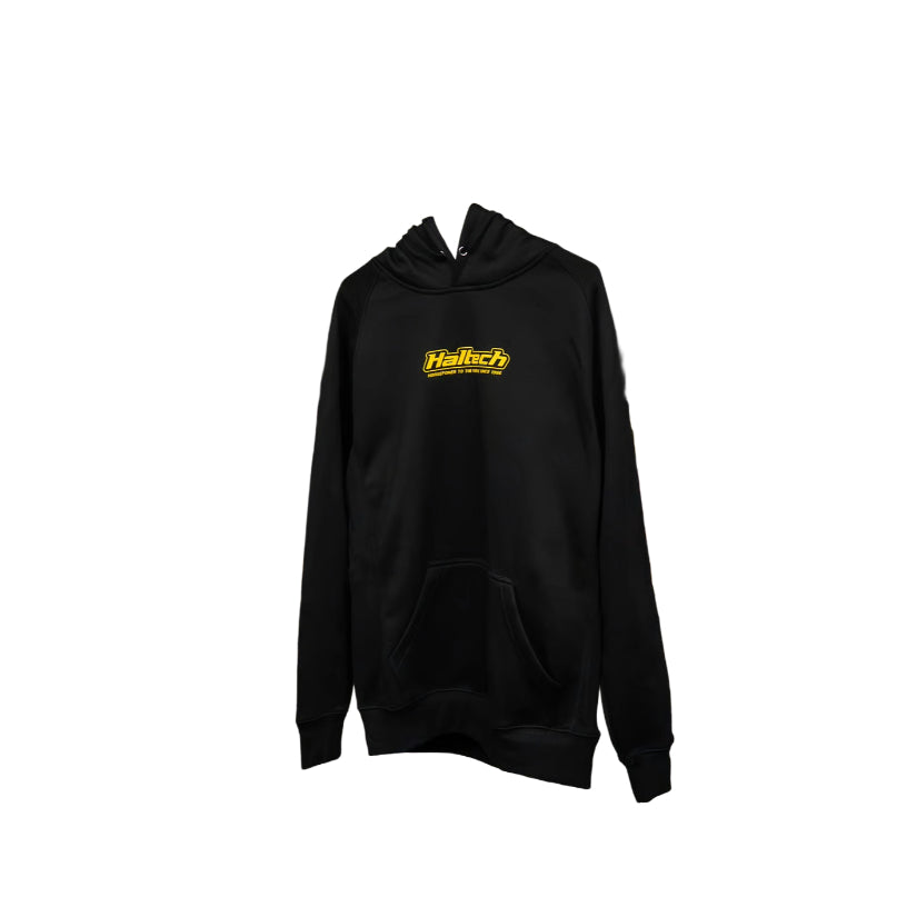 Haltech Classic Hoodie Black and Yellow