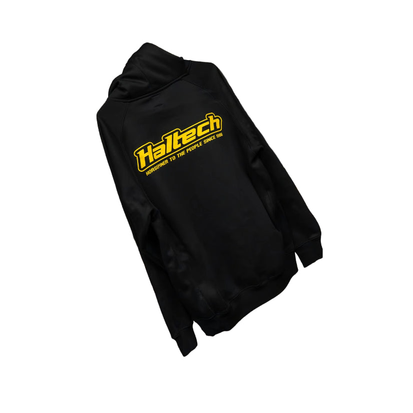 Haltech Classic Hoodie Black and Yellow