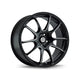 Konig Illusion Alloy Wheel 17x7 ET40 4x100 Gloss Black Ball Cut Machine 73.1mm CB