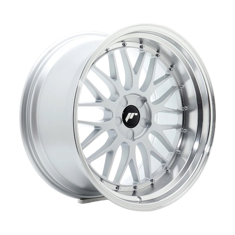 Japan Racing JR23 Alloy Wheel Package 17x7.5 ET40 17x8 ET30 5x114.3 Hyper Silver Machined Lip Honda e ZC7
